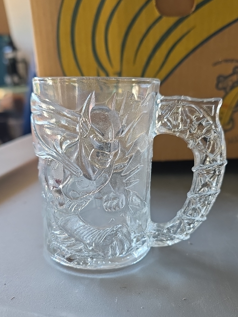 Clear Glass Batman Mug